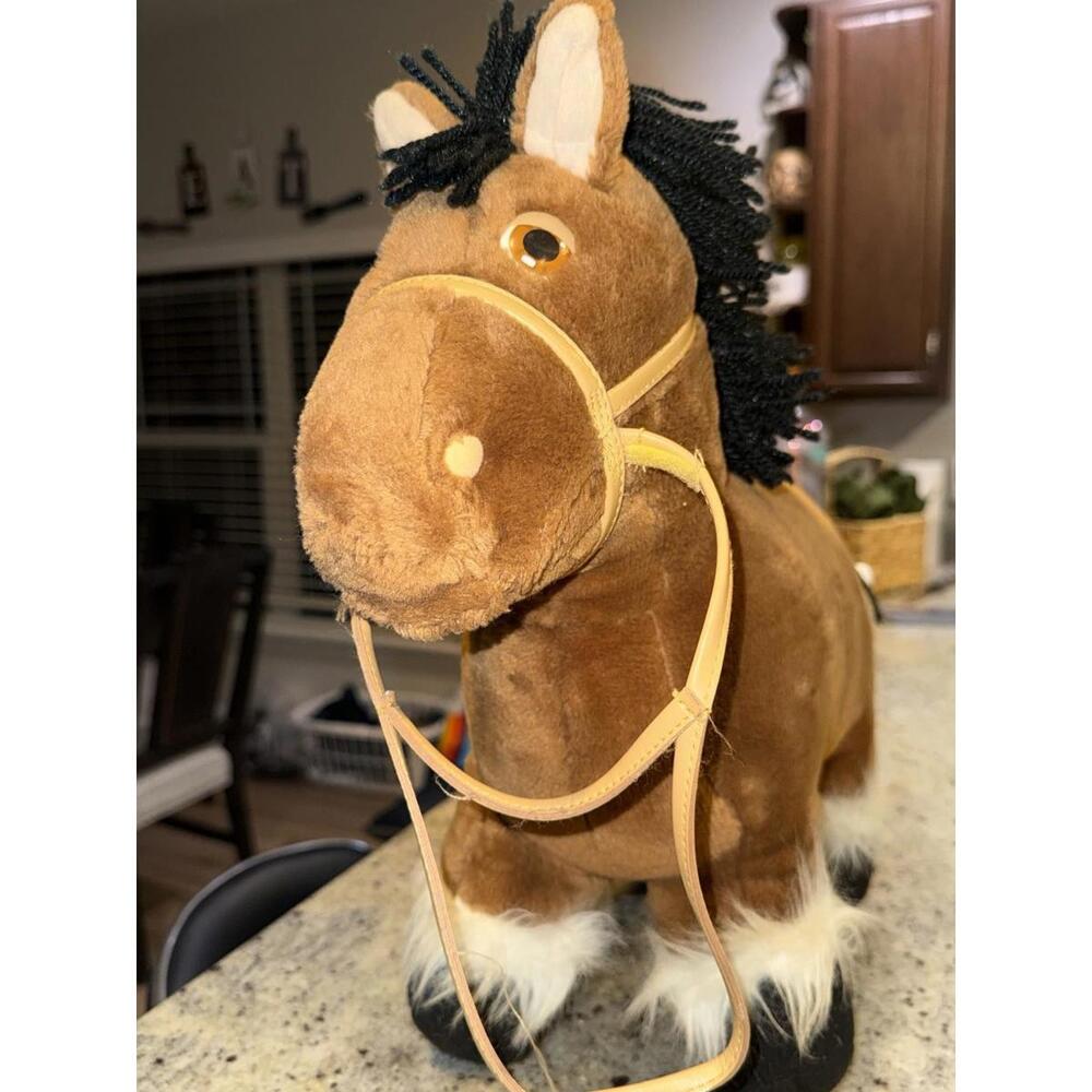 Vintage Cabbage Patch Kids Show Pony Plush Horse 1984 Stuffed Animal Doll 15”